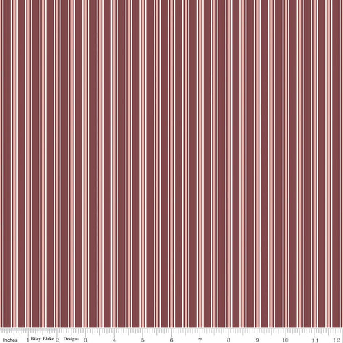 A Walk on the Prairie Stripes Marsala by Modern Prairie