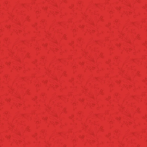 COMING SOON - Sew America Flower Vines Red by J. Wecker Frisch