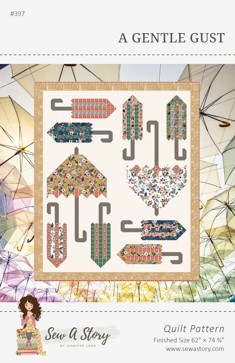 A Gentle Gust Quilt Pattern by Jennifer Long – Happy Little Stitch Shop