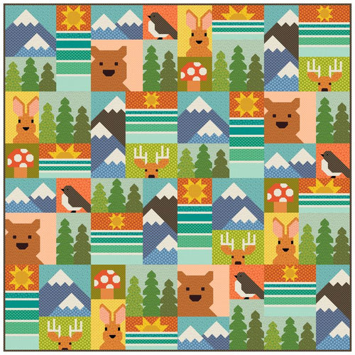RESERVATION - Scenery Outdoors Quilt Kit by Elizabeth Hartman
