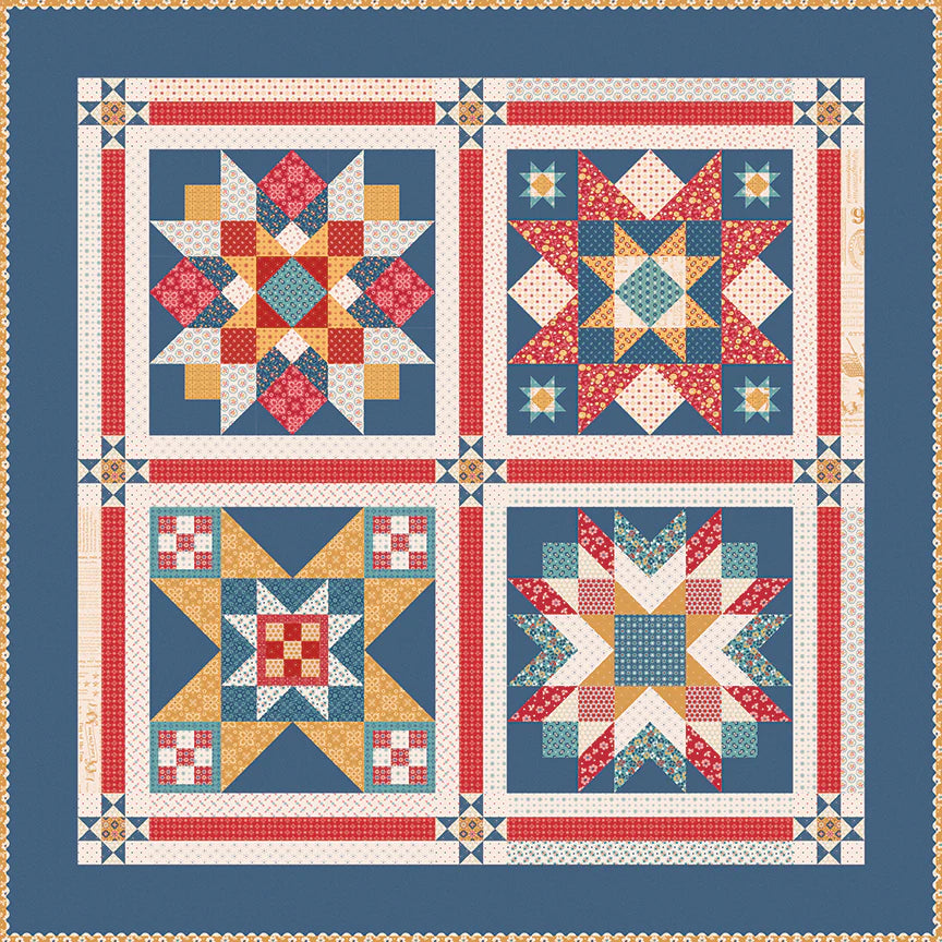 Americana Quilt Seeds - Finishing Kit by Lori Holt