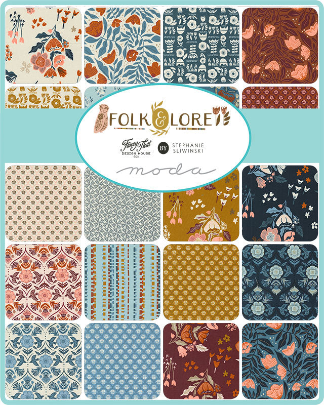 RESERVATION - Folk and Lore Fat Quarter Bundle by Fancy That Design House