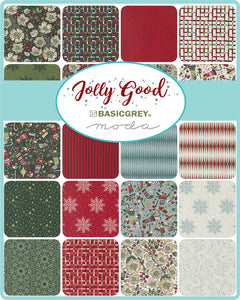 Jolly Good - 5" Stacker (Charm Pack) by BasicGrey