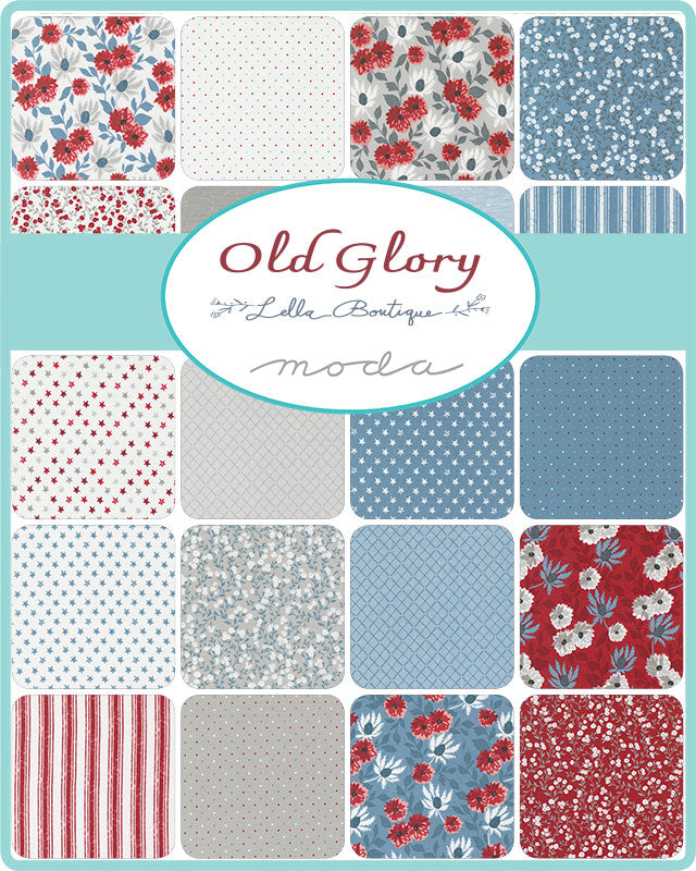 RESERVATION - Old Glory Fat Quarter Bundle by Lella Boutique
