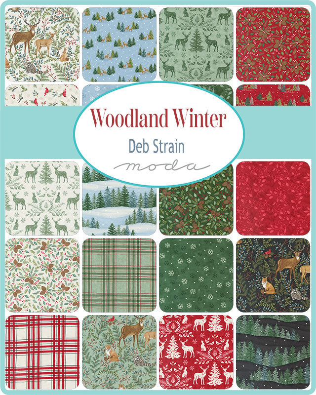 RESERVATION - Woodland Winter Fat Quarter Bundle by Deb Strain