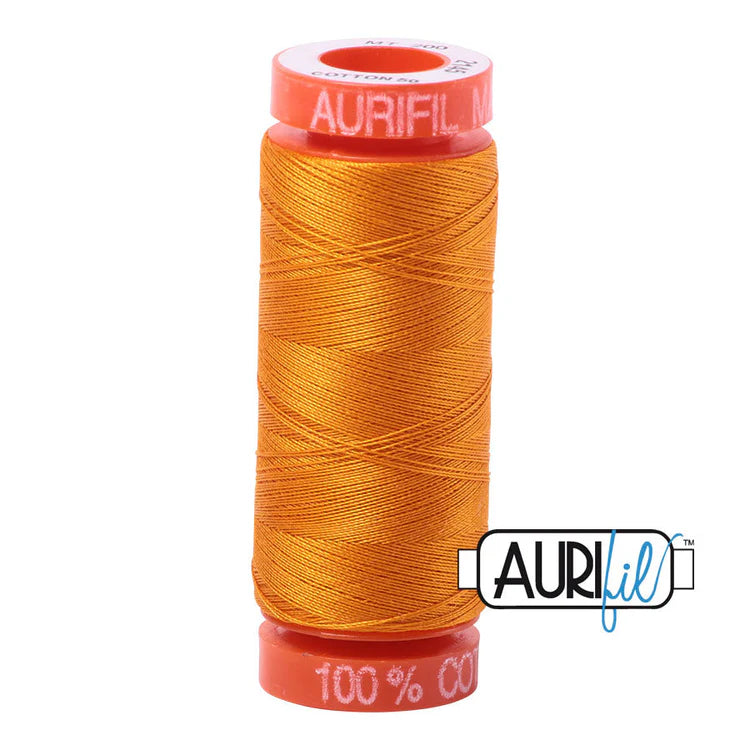 Aurifil 2145 (Yellow Orange) - 100% Cotton 50 wt. by Aurifil