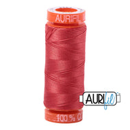 Aurifil 2255 (Dark Red Orange) - 100% Cotton 50 wt. by Aurifil