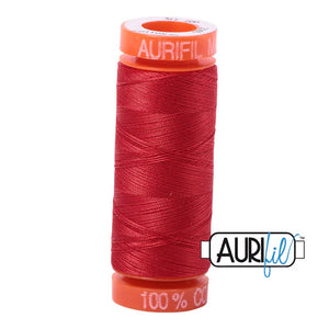 Aurifil 2265 (Lobster Red) - 100% Cotton 50 wt. by Aurifil