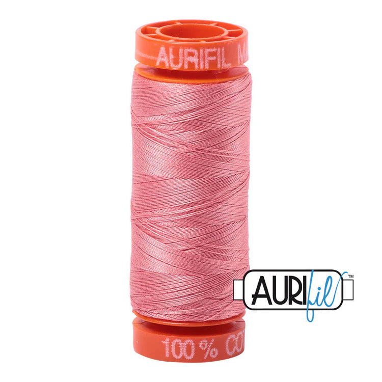 Aurifil 2435 (Peachy Pink) - 100% Cotton 50 wt. by Aurifil