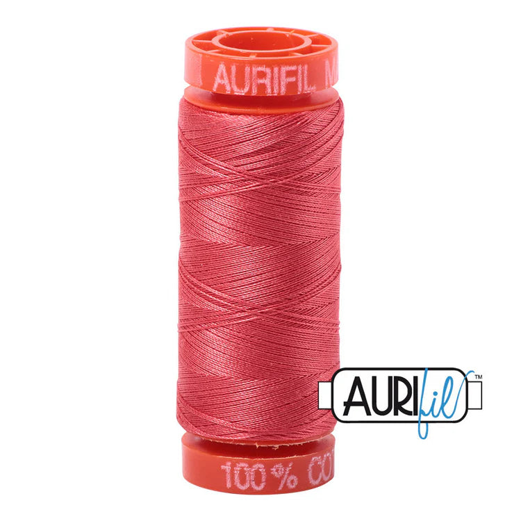 Aurifil 5002 (Medium Red) - 100% Cotton 50 wt. by Aurifil