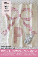 Bows and Monograms Quilt Pattern by Melissa Mortenson