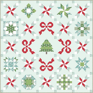 RESERVATION - Claus and Co. Seasonal Sparkler Quilt Kit by Melissa Mortenson