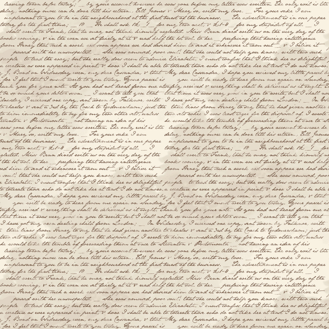Jane Austen at Home Correspondence by Jane Austen's House