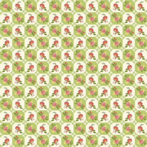 Reflections - Vintage Linen Green by Lauren Brewer