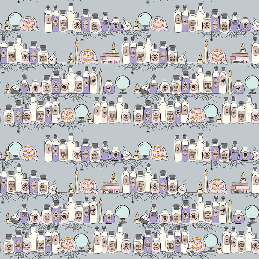 Spooky Schoolhouse - Potions Class Silver by Melissa Mortenson