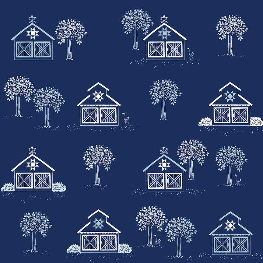 Simply Country - Main Navy by Tasha Noel
