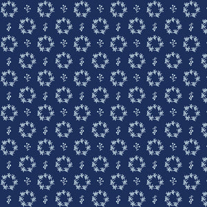 Simply Country - Wreaths Navy by Tasha Noel