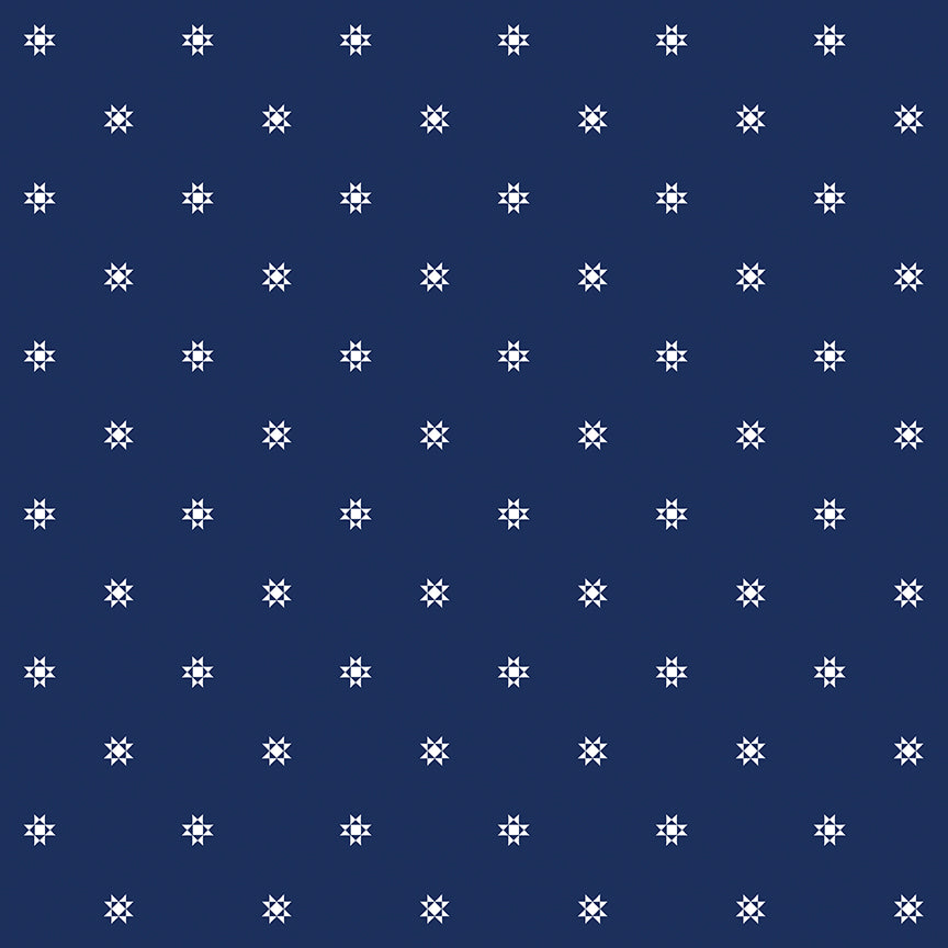 Simply Country - Quilt Stars Navy by Tasha Noel