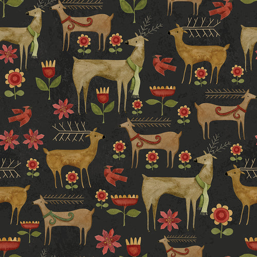 Kringle - Garden Charcoal by Teresa Kogut