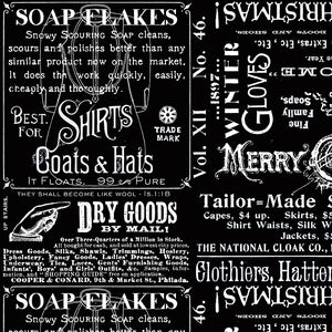 White as Snow - Soap Ads Black by J. Wecker Frisch