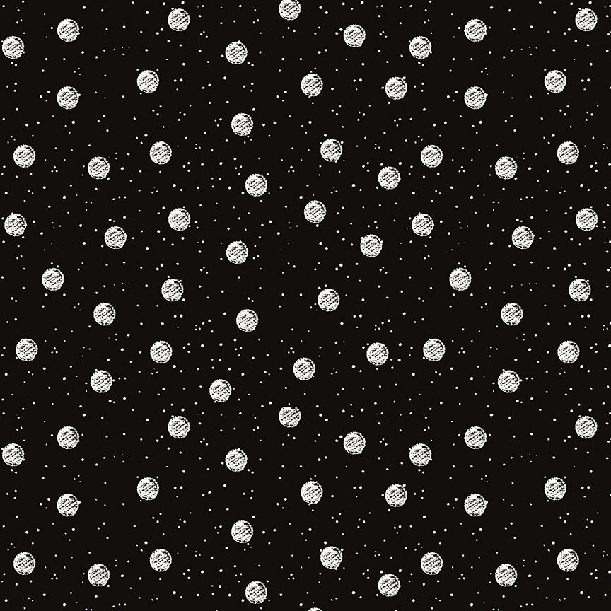 White as Snow - Snowball Toss Black by J. Wecker Frisch
