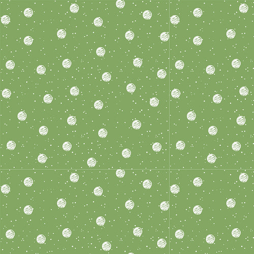 White as Snow - Snowball Toss Green by J. Wecker Frisch