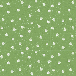 White as Snow - Snowball Toss Green by J. Wecker Frisch