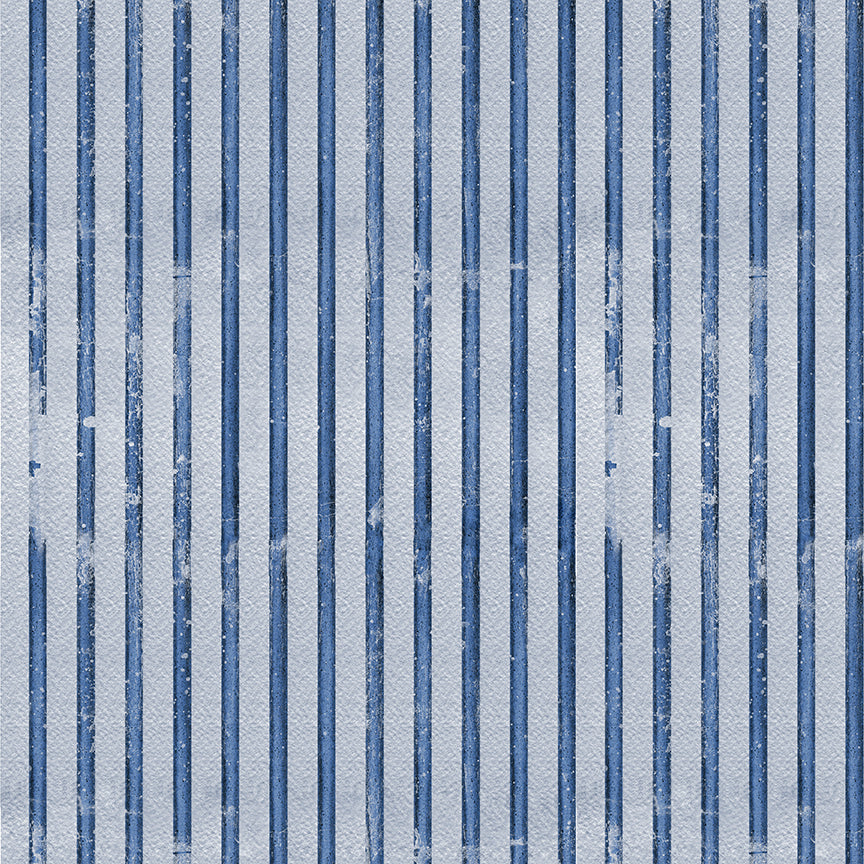 White as Snow - Scarf Stripe Blue by J. Wecker Frisch