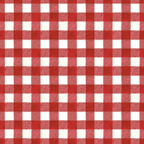 White as Snow - Plaid Red by J. Wecker Frisch