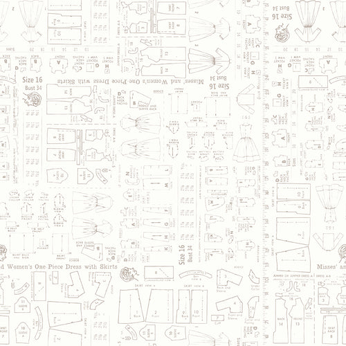 Home Town - Patterns Pewter by Lori Holt