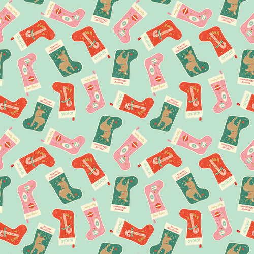 Holiday Cheer - Stockings Mint by My Mind's Eye
