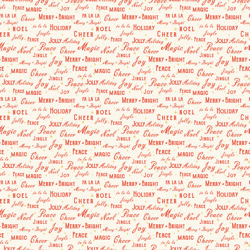 Holiday Cheer - Text Cream by My Mind's Eye