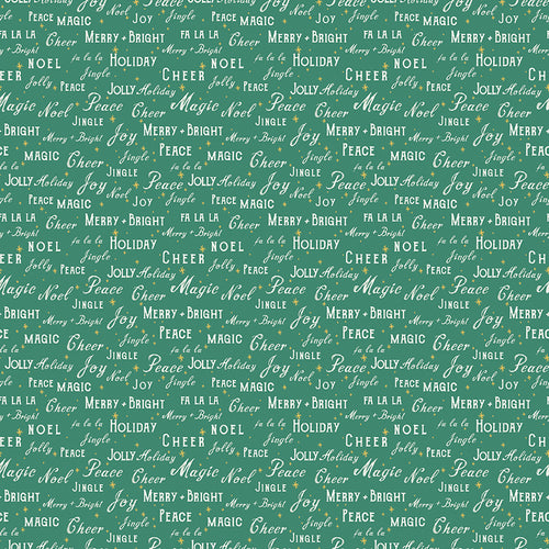 Holiday Cheer - Text Green by My Mind's Eye