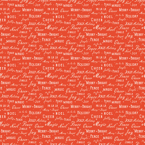 Holiday Cheer - Text Red by My Mind's Eye