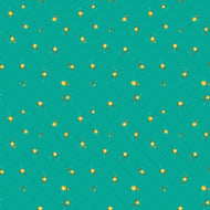 Market Street - Flower Grid Teal by Heather Peterson