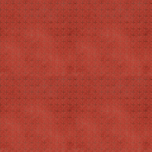 Hop Hop Hooray - Tiles Red by Teresa Kogut
