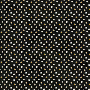 Hop Hop Hooray - Daisies Black by Teresa Kogut