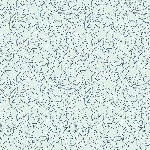 Sweet Freedom - Stars Bleached Denim by Beverly McCullough