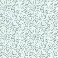 Sweet Freedom - Stars Bleached Denim by Beverly McCullough