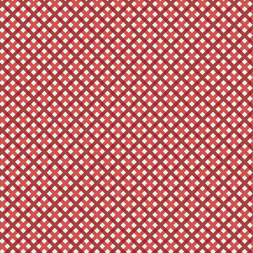 Sweet Freedom - Gingham Picnic Red by Beverly McCullough