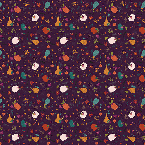 Little Witch - Pumpkin Patch Purple by Jennifer Long