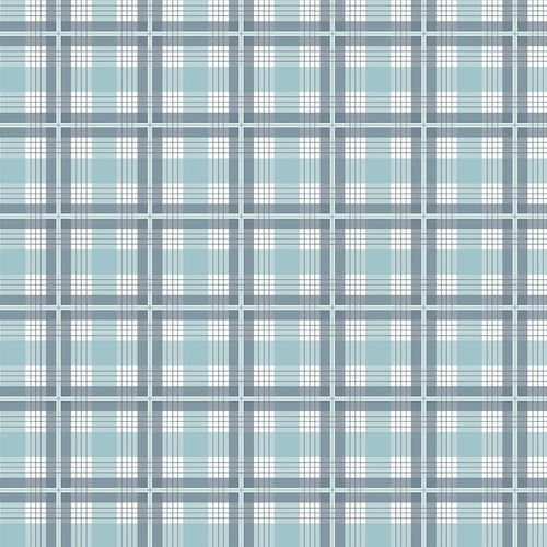 Albion - Plaid Blue by Amy Smart