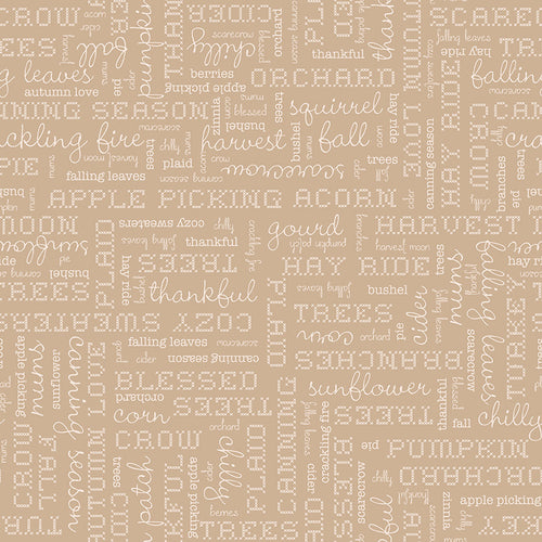 Autumn - Words Tea Dye by Lori Holt