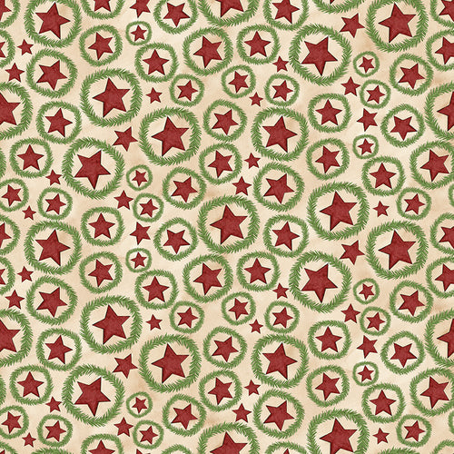 Up on the Housetop - Star Wreaths Snowflake by Teresa Kogut