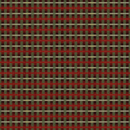 Up on the Housetop - Plaid Cranberry by Teresa Kogut