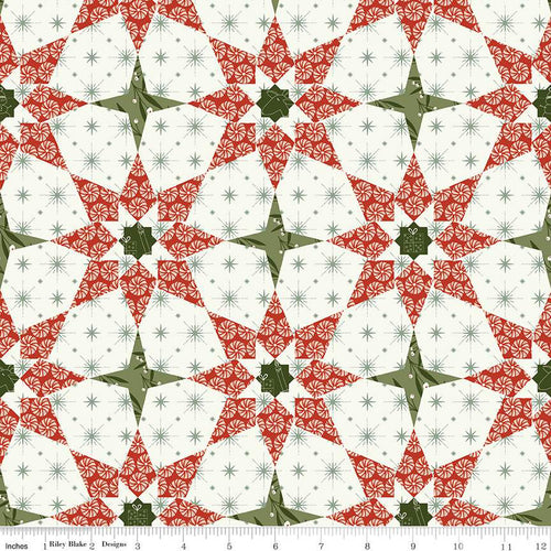 Christmas is in Town - Christmas Stars Cheater Print by Sandy Gervais