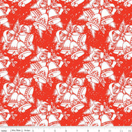 Jingle Bells - Christmas Bells Red by Lindsay Wilkes