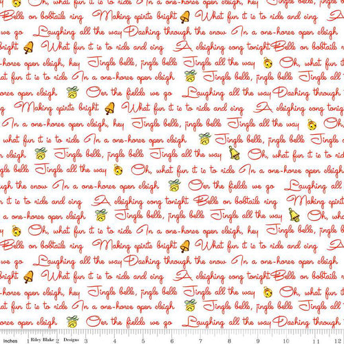 Jingle Bells - Lyrics White by Lindsay Wilkes