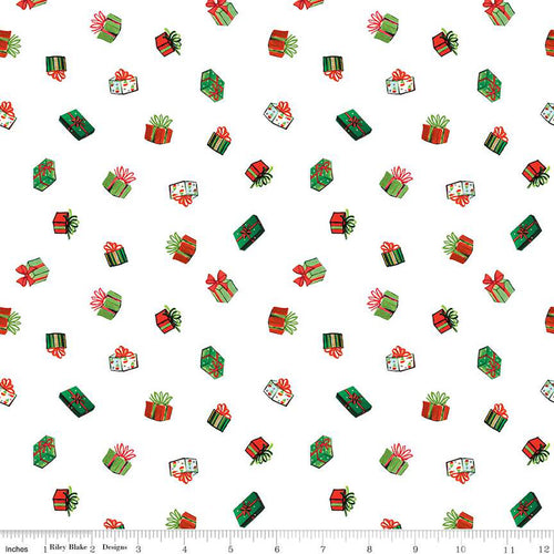 Jingle Bells - Presents White by Lindsay Wilkes