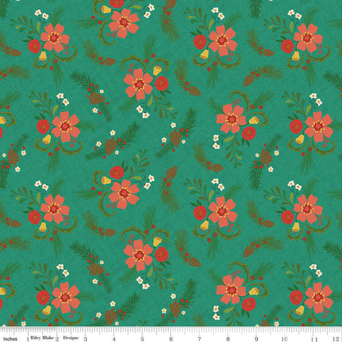 In From the Cold - Main Teal by Heather Peterson